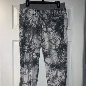 CAbi Marble/Camo Pants Med Gray White